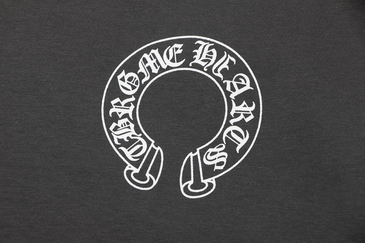 P150 Chrome Hearts Chrome Hearts English Logo Short Sleeve Size: SMLXL Color: Gray